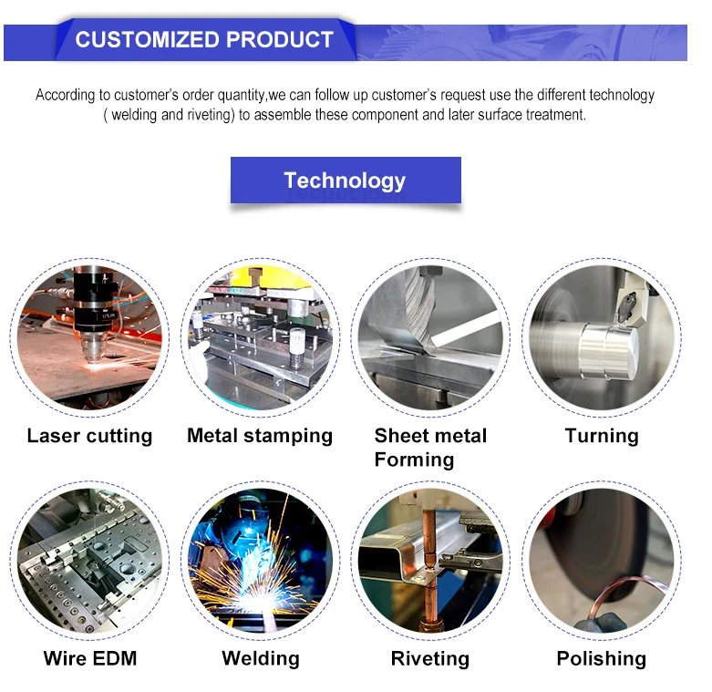 China Supplier Metal Processing Sheet Metal Stamping Prototype Parts Bending Spare Parts